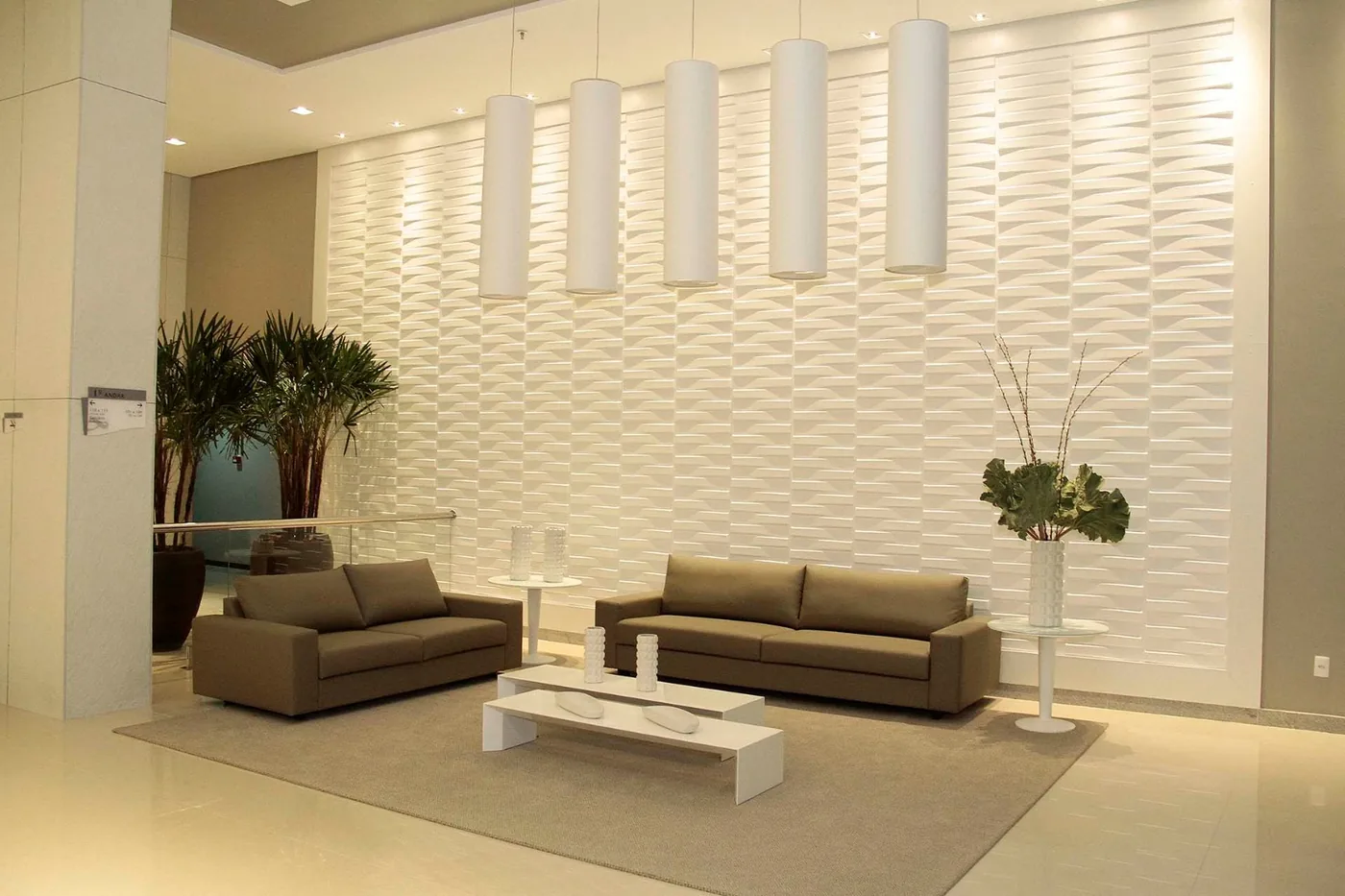 Hall de recepção do Novo Mundo Empresarial